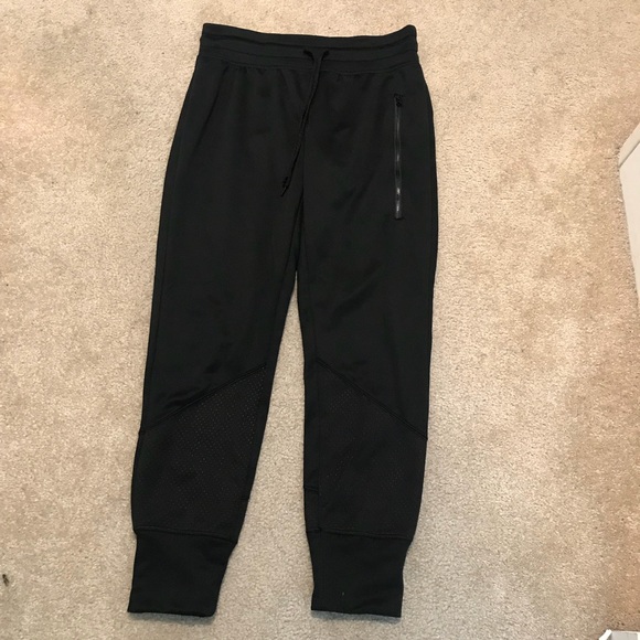 Duo Dry Jogger Black Zip Zipper Side 